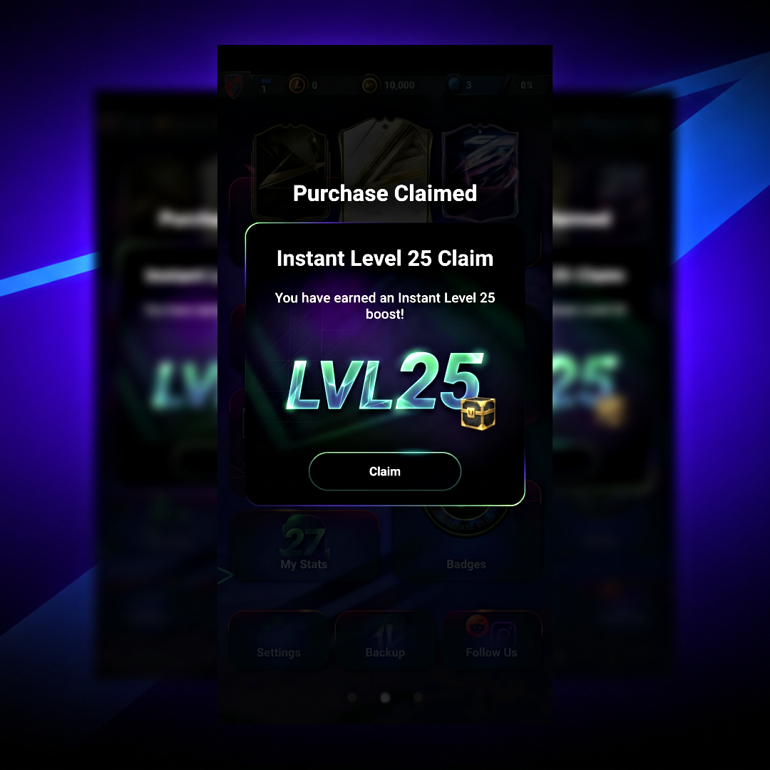 Madfut 27 Instant Level 25