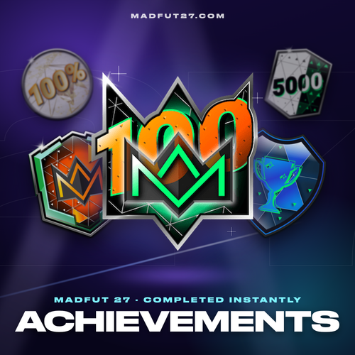 MadFUT 27 achievements: 100% Collection, Draft Legend and Draft Cup Champ badges